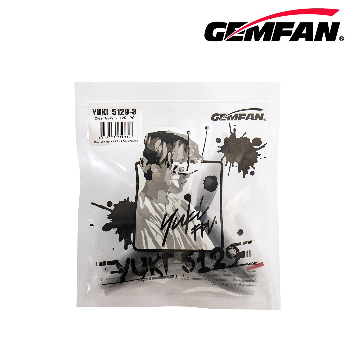 Rc Helicopter Motor - Gemfan 5129 5インチ 3枚羽根/トライブレードプロペラ FPVブラシレスモーター用 ユキFPVプロペラ