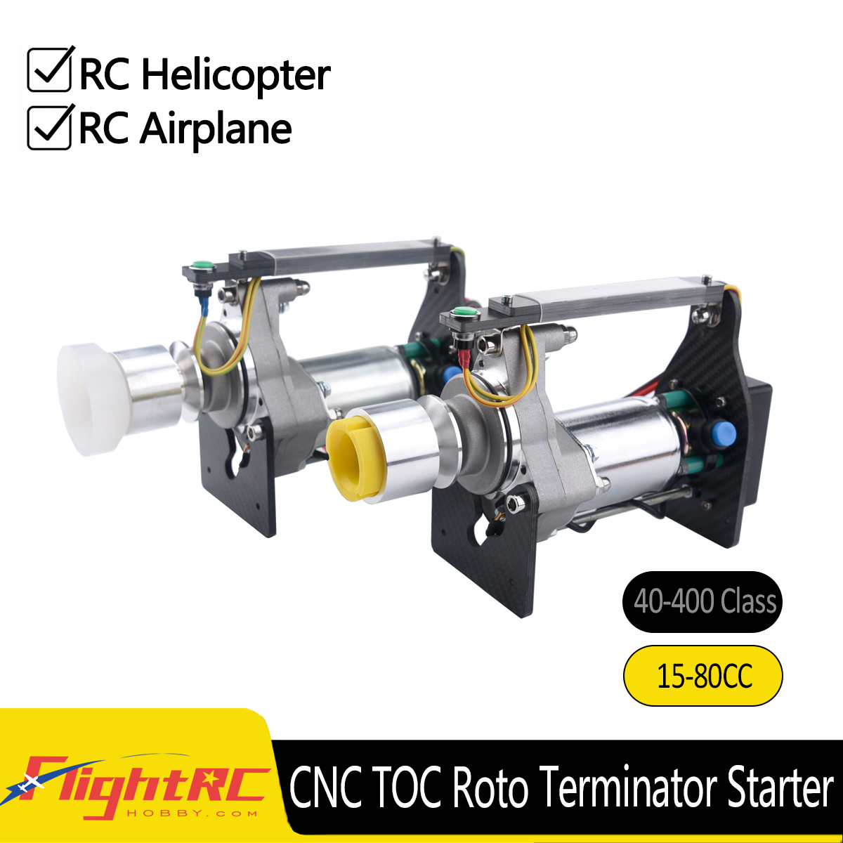 TOC ターミネーター ロト電動スターター 15cc ～ 8 - Rc Helicopter Gas のレビューと価格