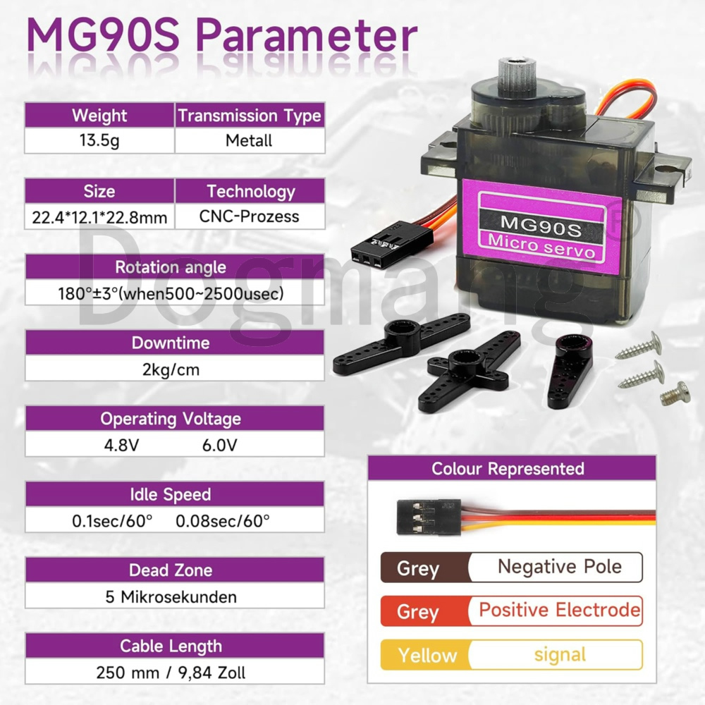 MG90S サーボ 1/2/4/10/20/50 個オールメ - Rc Helicopter Servo のレビューと価格