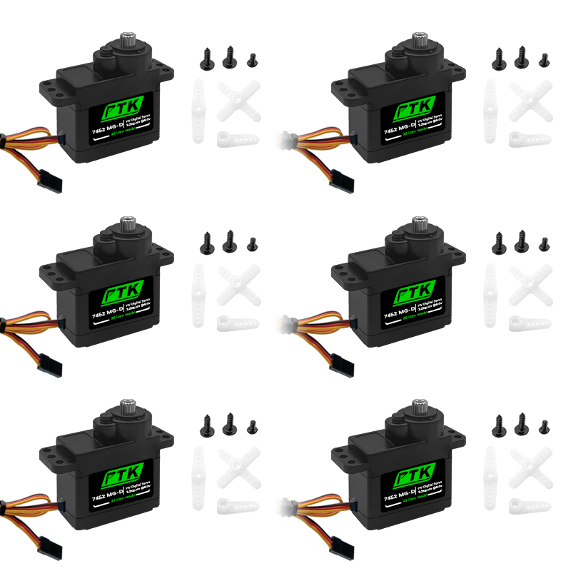 PTK 7452 MG-D 9 グラムデジタルサーボメタルギ - Rc Helicopter Servo のレビューと価格